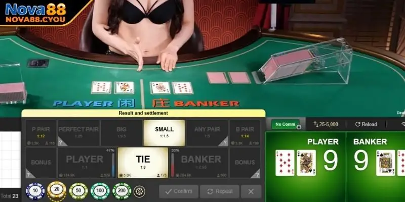 Cách tính điểm Baccarat