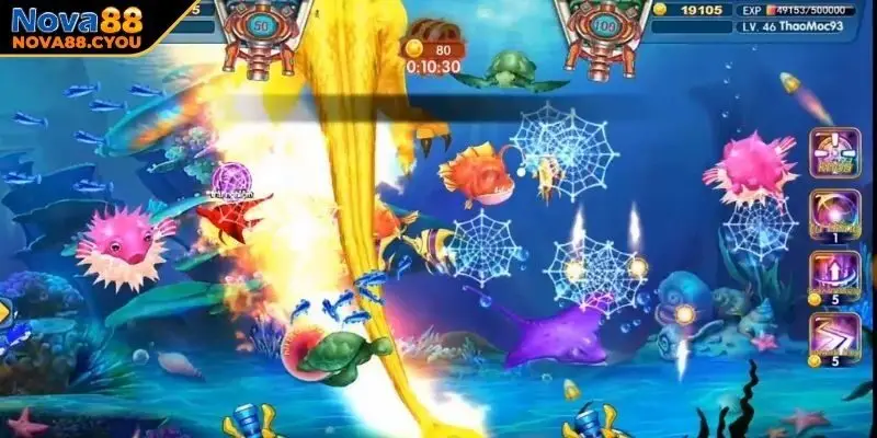 Giao diện 3D hiện đại mang đến trải nghiệm săn cá sống động