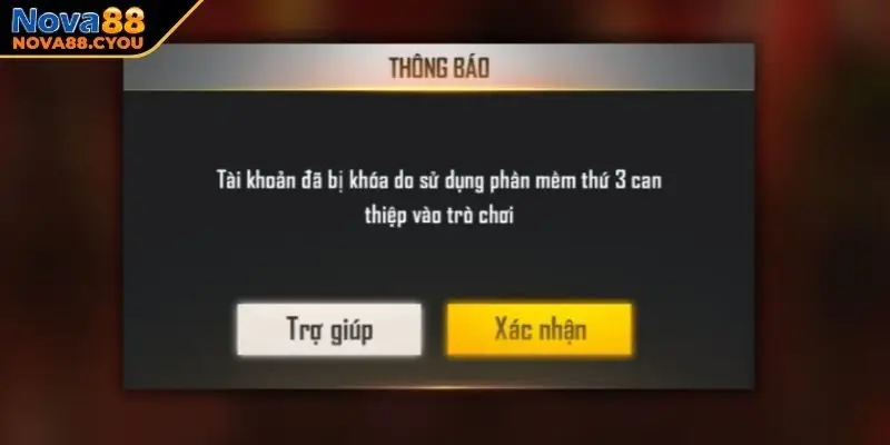 Nguyên nhân tài khoản Nova88 bị khoá
