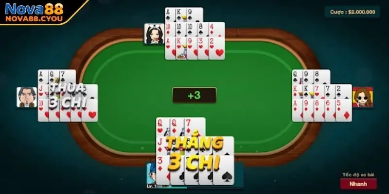 Nguyên tắc về điểm khi tính thắng thua Mậu binh