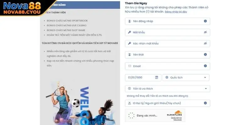 Yêu cầu cơ bản về việc đăng ký tài khoản